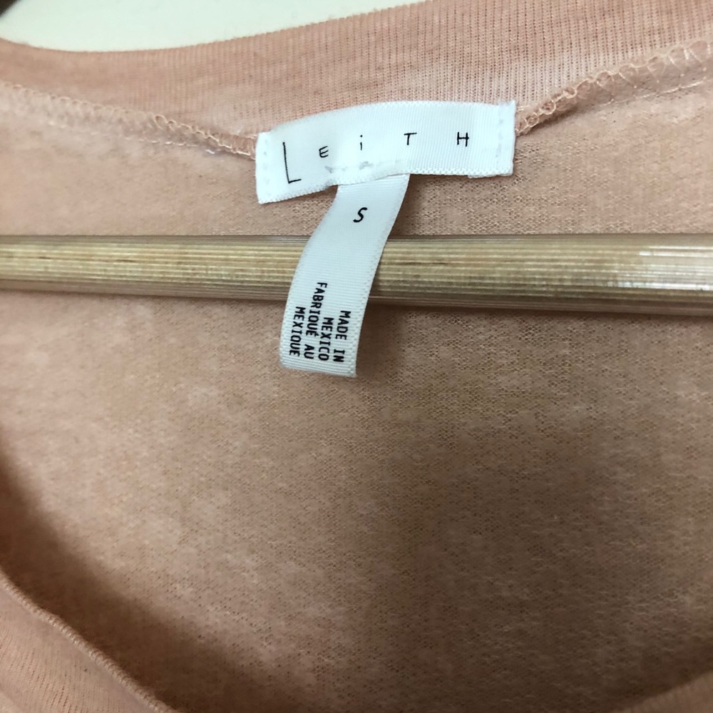 Leith Blush Pink Super Soft Sweater - Picture 5 of 6